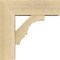 Ekena Millwork Balboa Block Rough Sawn Bracket w/ Offset Brace, Douglas Fir, 6"W x 16"D x 16"H BKT0604X16X16BOA05RDF - alternate 2